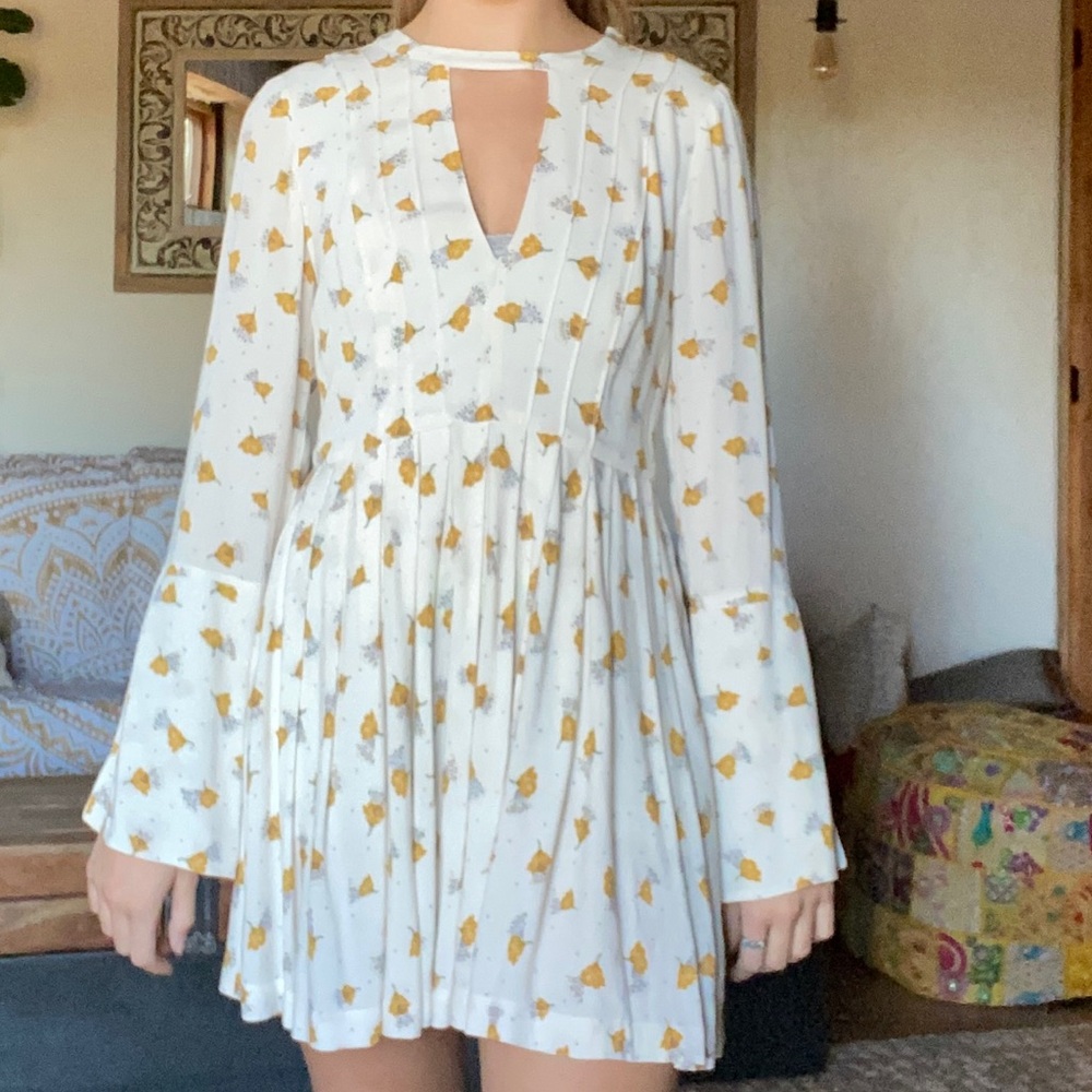 Free People Short, Long Sleeve Dress